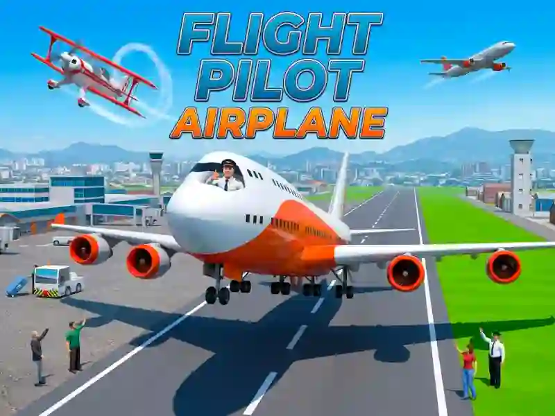 Гульня Flight Pilot Airplane онлайн