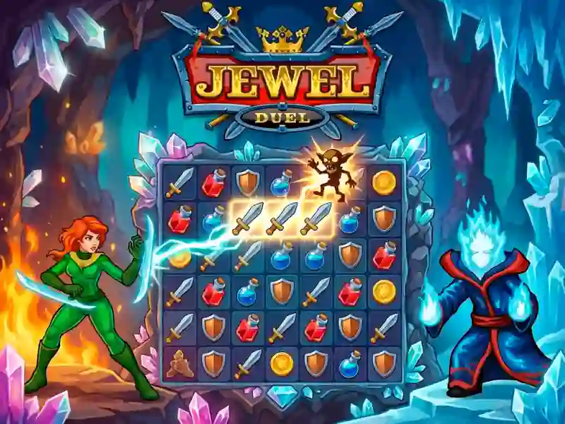 Гульня Jewel Duel онлайн