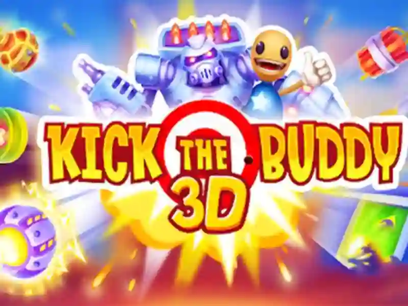Гульня Kick The Buddy 3D онлайн