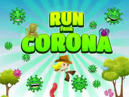 Гульня Run From Corona онлайн
