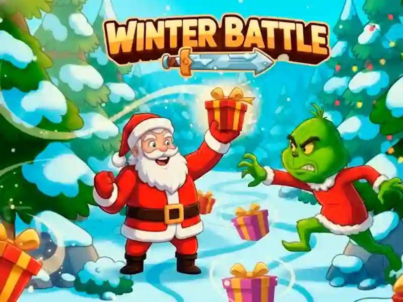 Гульня Winter Battle онлайн
