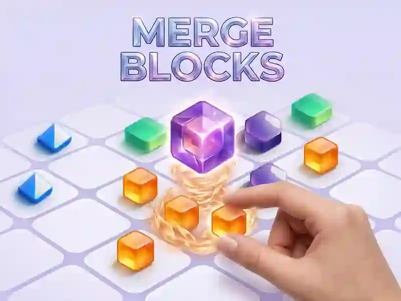 Гульня Merge Blocks онлайн