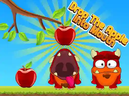 Гульня Drop The Apple Into Mouth онлайн