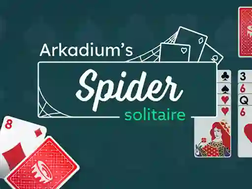Гульня Spider Solitaire онлайн