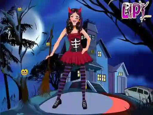 Гульня Halloween Doll Party Fashion онлайн
