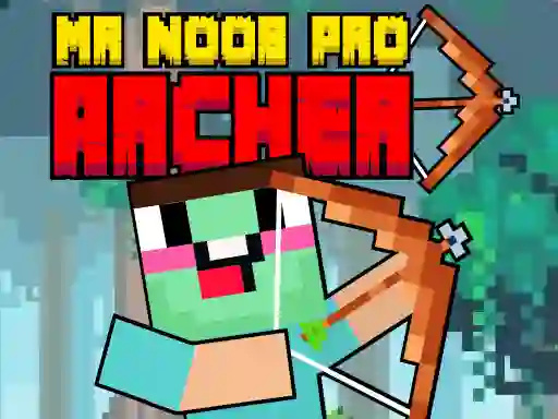 Гульня Mr Noob Pro Archer онлайн