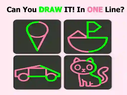 Гульня Brain Test: One Line Draw Puzzle онлайн