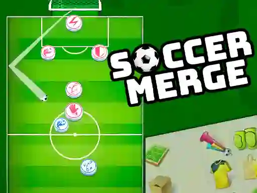 Гульня Soccer Merge онлайн