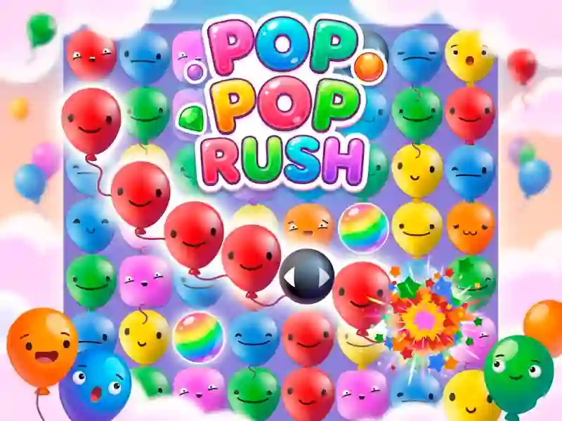 Гульня Pop Pop Rush онлайн