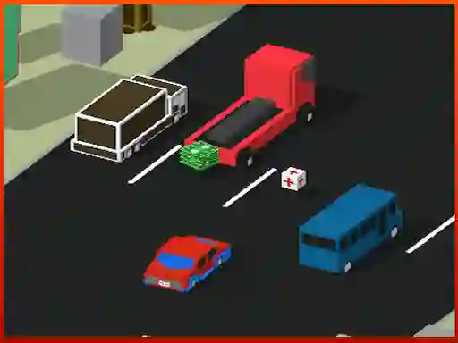 Гульня Blocky Traffic Racer онлайн