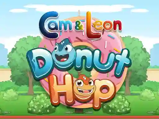 Гульня Cam and Leon: Donut Hop онлайн