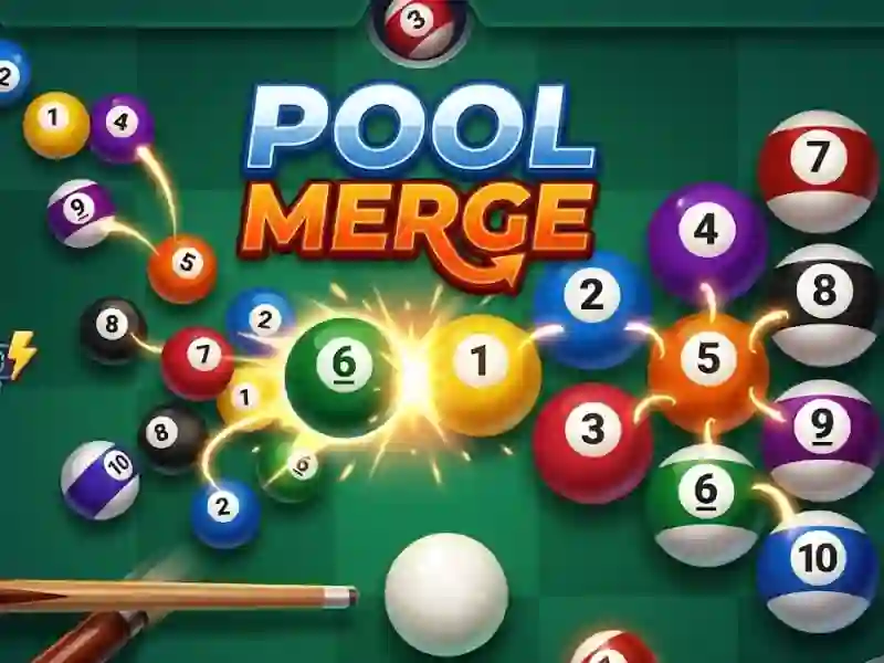 Гульня Pool Merge онлайн