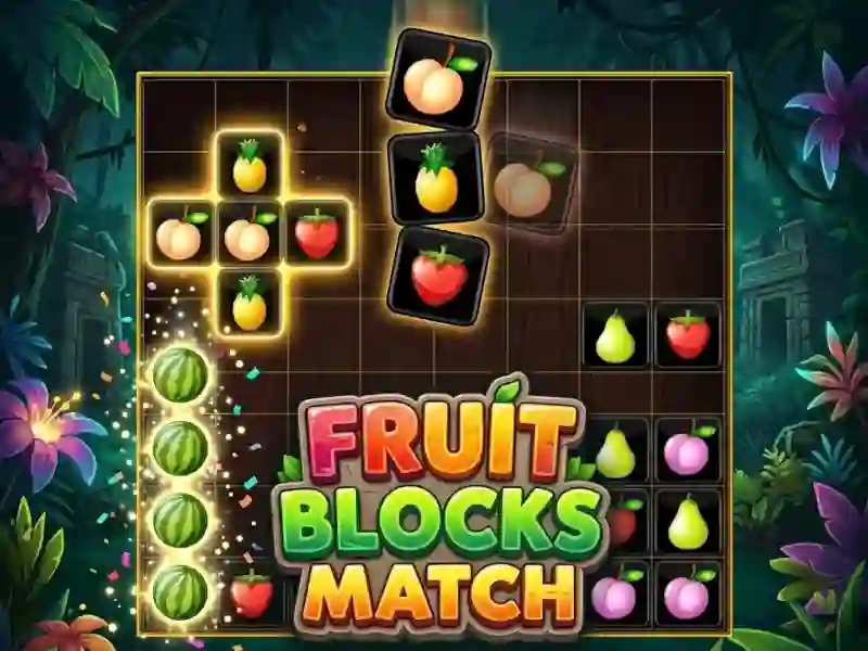 Гульня Fruit Blocks Match онлайн