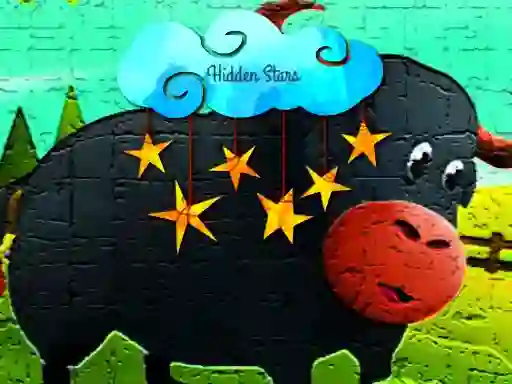 Гульня Cartoon Hidden Stars онлайн