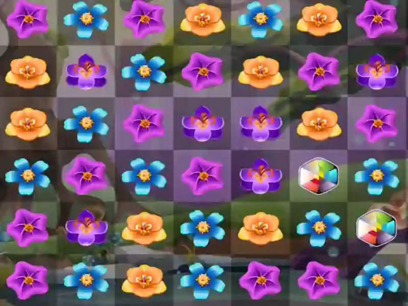 Гульня Flower Match 3 онлайн