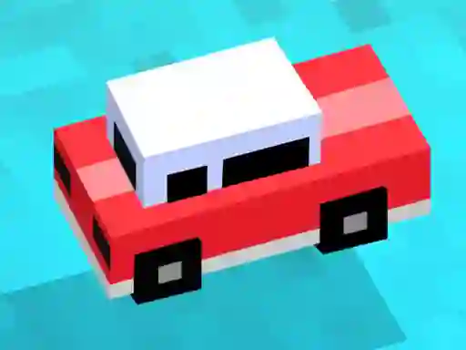 Гульня Blocky Car Bridge онлайн