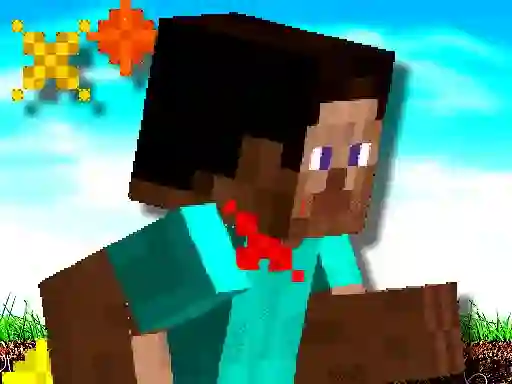Гульня Run Mineblock Run онлайн