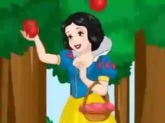 Гульня Snow White Patchwork Dress онлайн