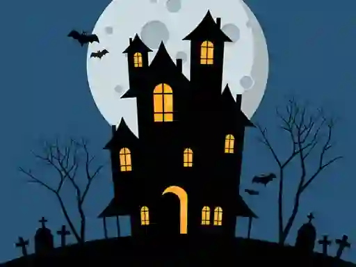 Гульня Halloween Night Match 3 онлайн