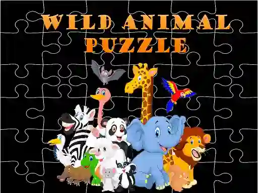 Гульня Wild Animals Puzzle онлайн