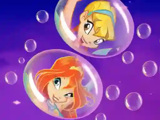 Гульня Draw Winx Bubble Path онлайн