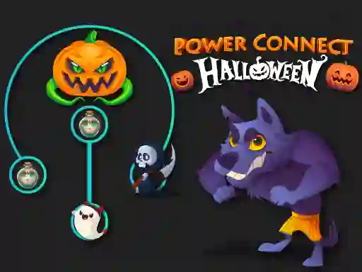 Гульня Power Connect Halloween онлайн