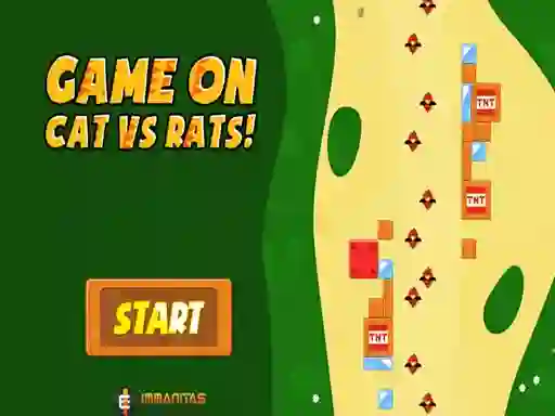Гульня Game On Cat vs Rats! онлайн