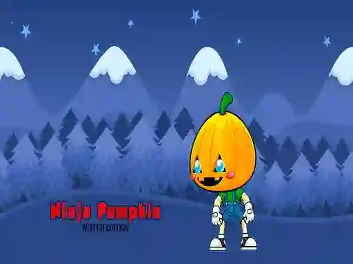 Гульня Ninja Pumpkin Winter Edition онлайн