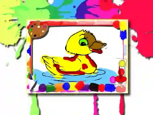 Гульня Kids Coloring Book онлайн