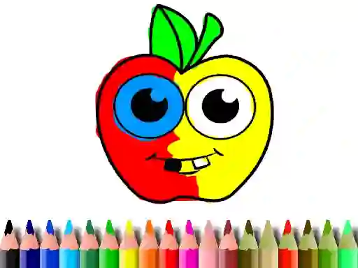 Гульня Back To School: Apple Coloring Book онлайн