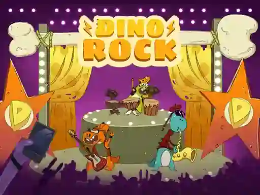 Гульня Dino Rock онлайн