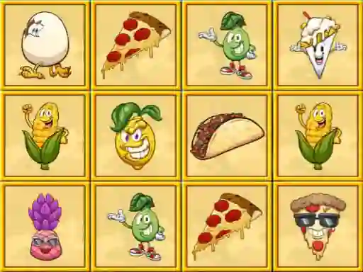Гульня Foody Memory онлайн
