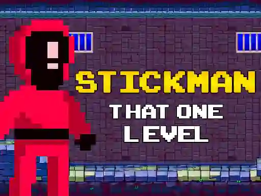 Гульня Stickman That One Level онлайн