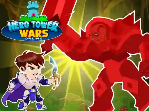 Гульня Hero Tower Wars Online онлайн