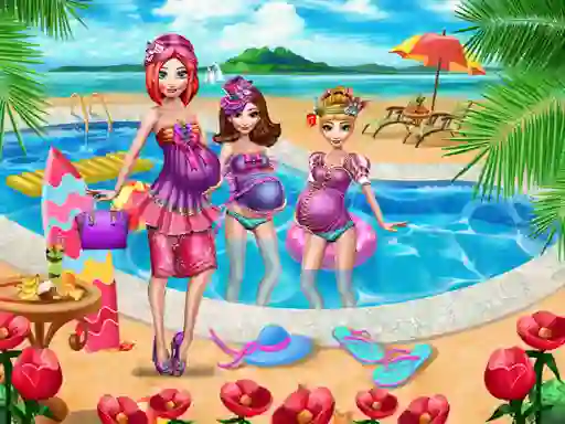 Гульня Moms Summer Break онлайн