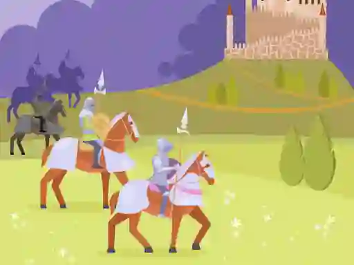 Гульня Medieval Knights Match 3 онлайн