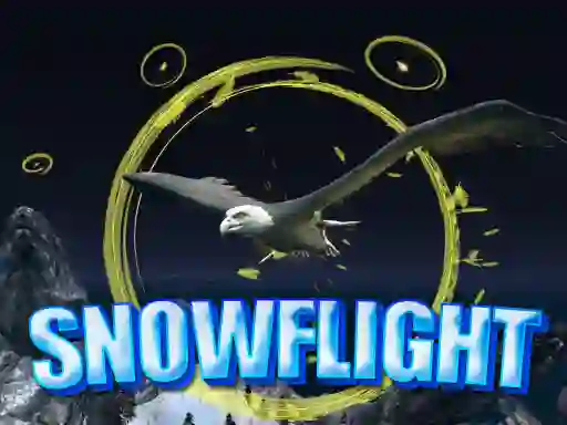 Гульня Snowflight онлайн