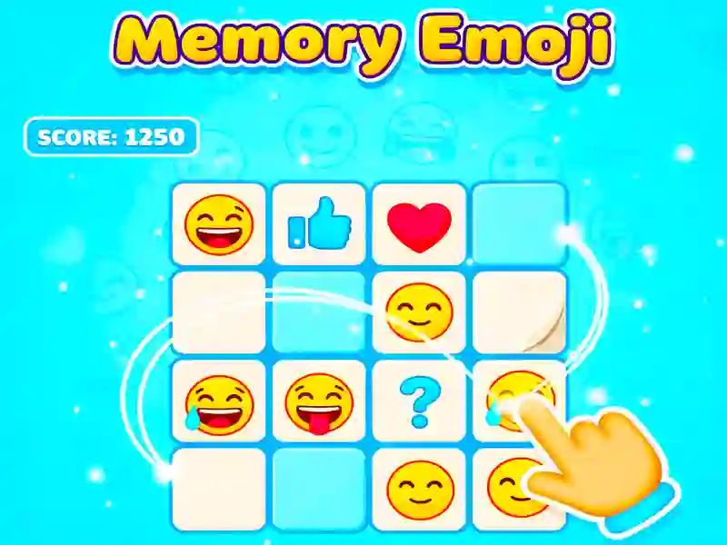 Гульня Memory Emoji онлайн