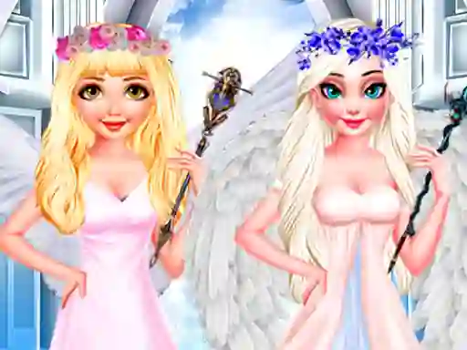 Гульня A Day in Angel World онлайн