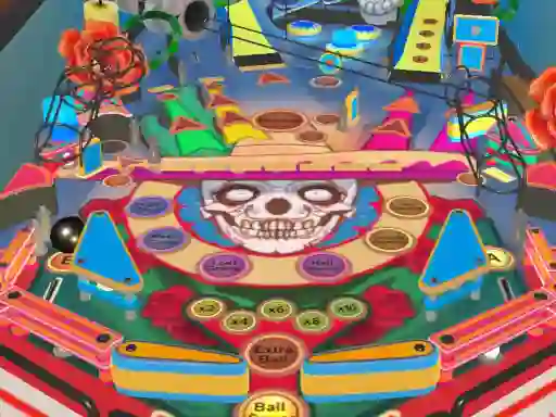 Гульня Pinball Simulator Day of Dead онлайн
