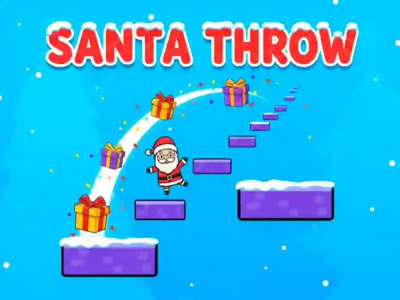 Гульня Santa Throw онлайн