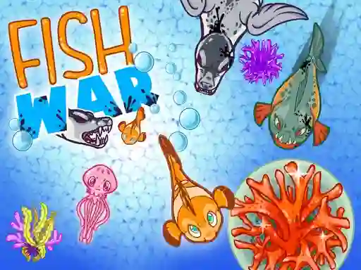 Гульня Fish War онлайн