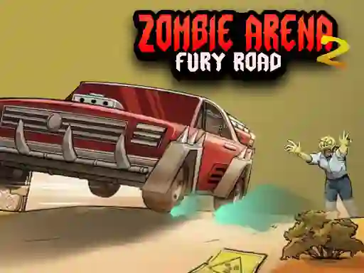 Гульня Zombie Arena 2 Fury Road онлайн
