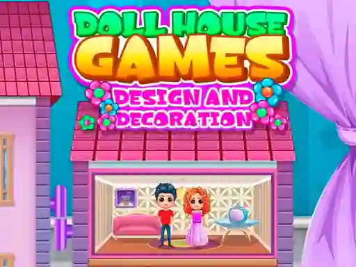 Гульня Doll House Games Design and Decoration онлайн