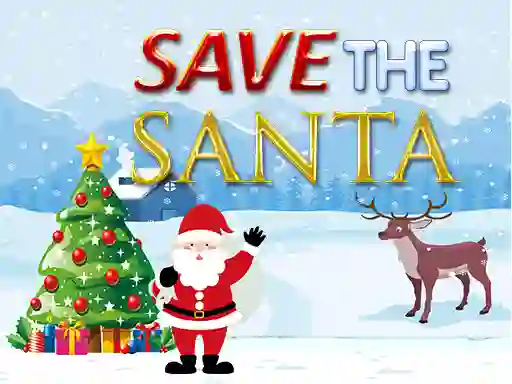 Гульня Save the Santa онлайн