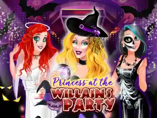 Гульня Princess At The Villains Party онлайн
