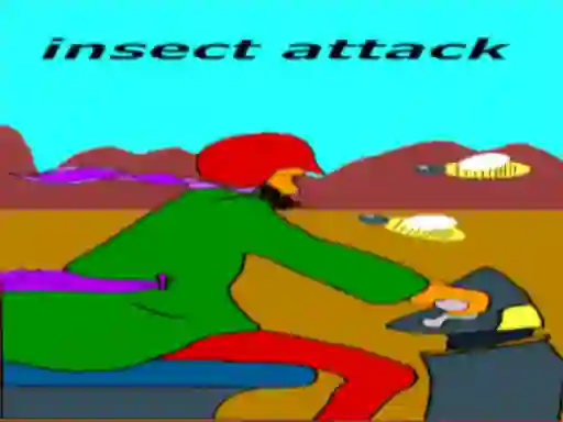 Гульня Insect Attack онлайн