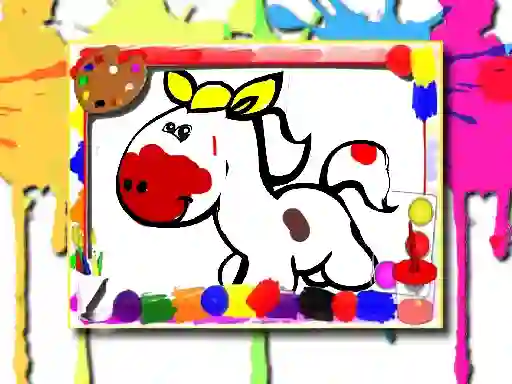 Гульня Horse Coloring Book онлайн