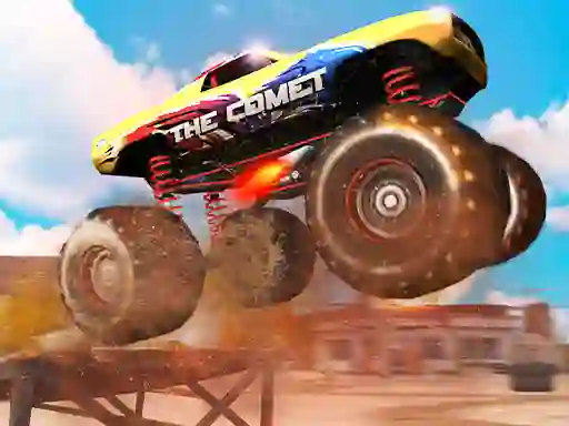 Гульня Monster Truck Stunt Racing онлайн