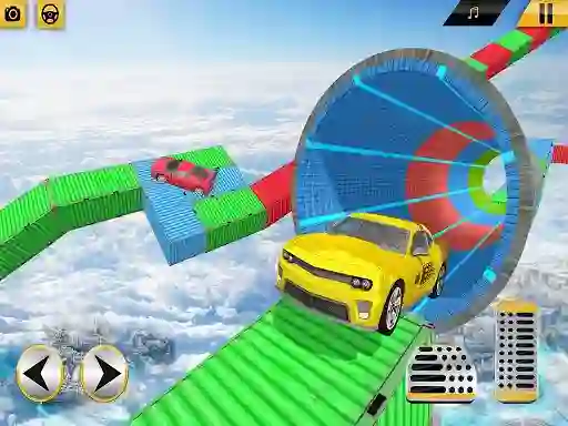 Гульня Impossible Car Driving 3d: Free Stunt онлайн